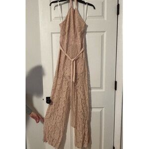 Bebe Lace Jumpsuit